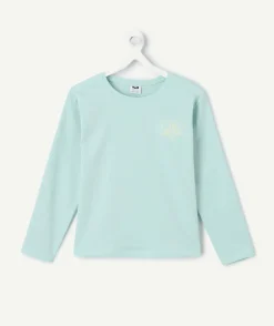 T-shirt manches longues fille mint message cœur