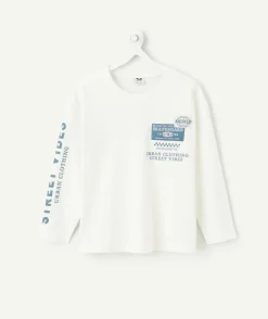 T-shirt manches longues garçon imprimé street vibes