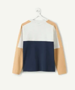 T-shirt manches longues garçon colorblock