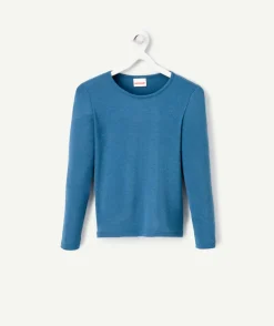 T-shirt manches longues thermolactyl sensitive bleu marine