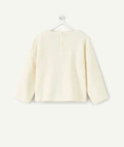 T-shirt oversize bébé garçon écru imprimé