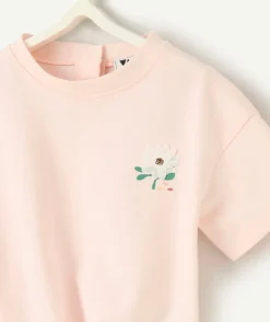 T-shirt pour bébé fille rose pale