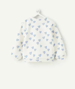 Veste bébé fille imprimé cœur