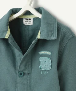 Veste bébé garçon bleu avec poches