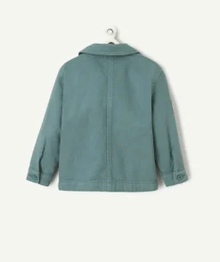 Veste bébé garçon bleu avec poches
