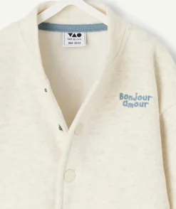 Veste bébé garçon écru