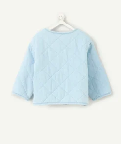 Veste bébé garçon matelassée bleu ciel