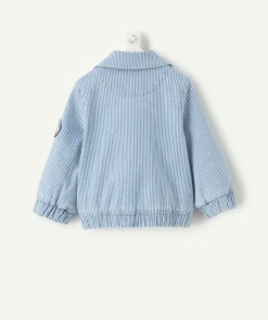 Veste bébé garçon rayée bleu