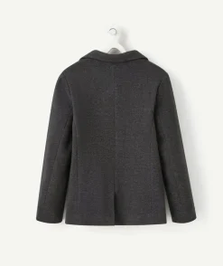 Veste de costume gris chiné pour garçon