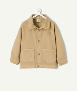 Veste en jean bébé garçon camel