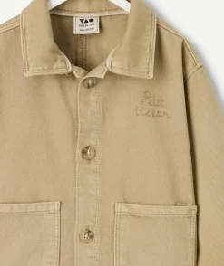 Veste en jean bébé garçon camel