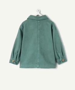 Veste en jean bébé garçon vert