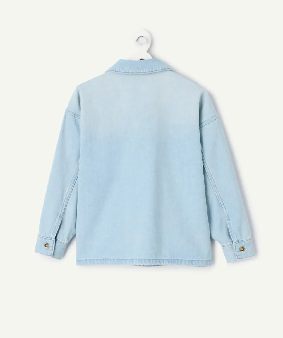 Veste garçon bleu à boutons