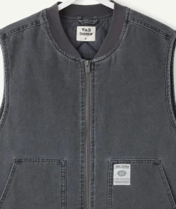 Veste garçon sans manches grise