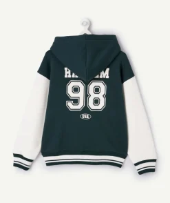 Veste garçon teddy colorblock