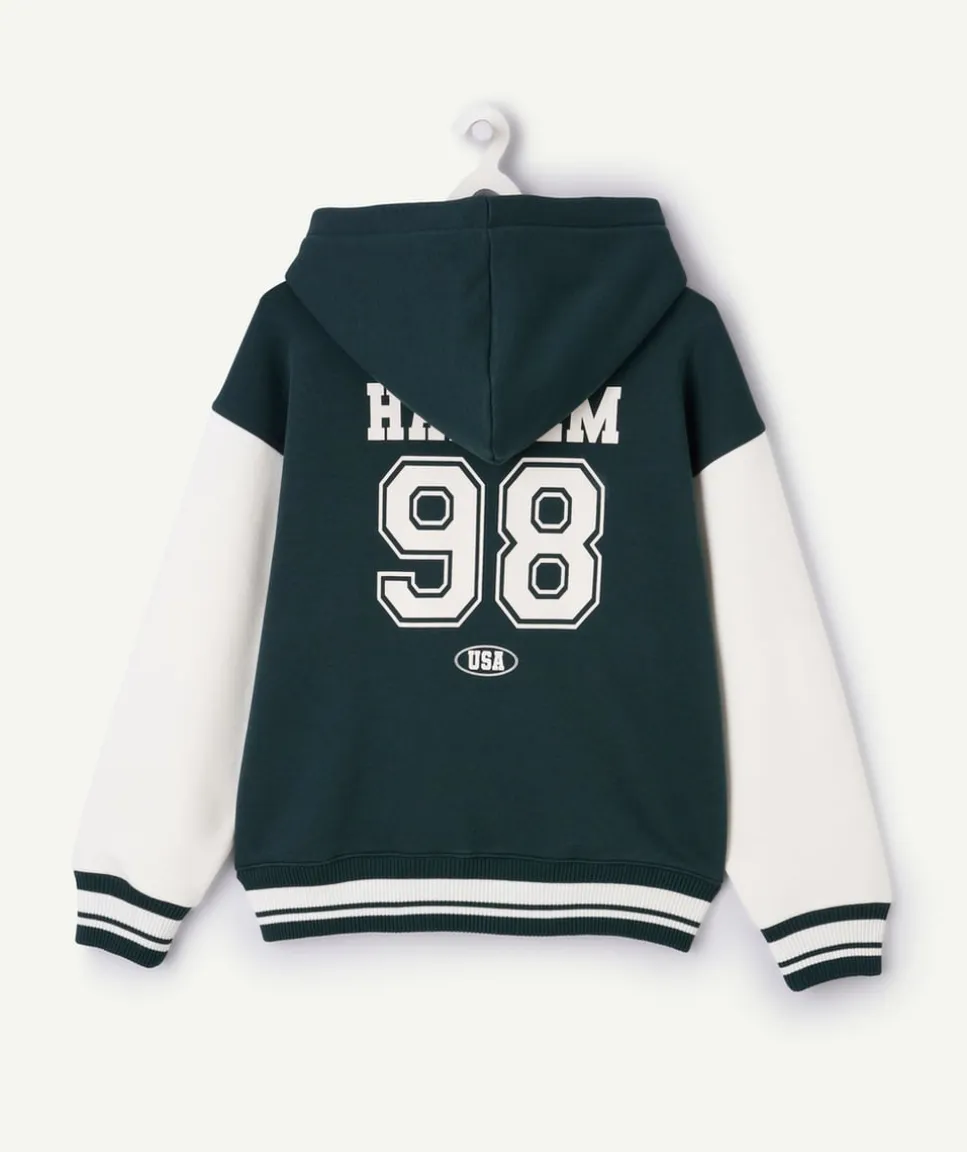Veste garçon teddy colorblock