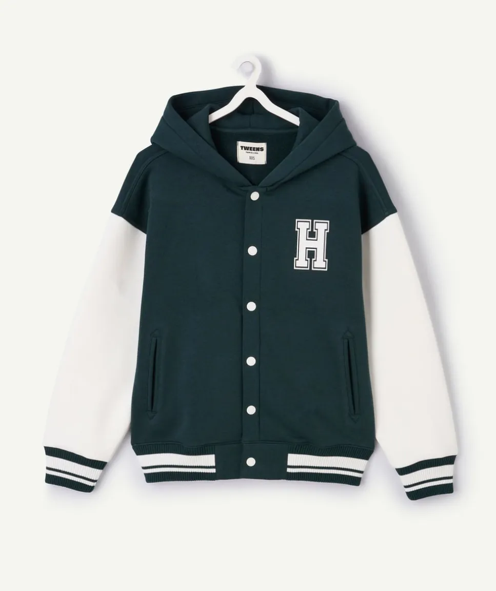 Veste garçon teddy colorblock