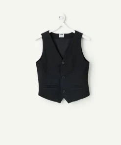 Veste sans manches garçon noire